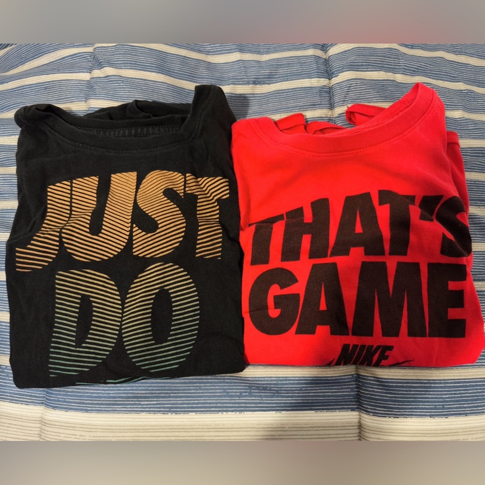 Nike Red and Black Athletic Tee bundle